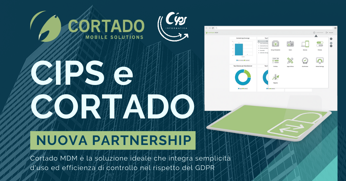 CIPS annuncia una nuova partnership con CORTADO
