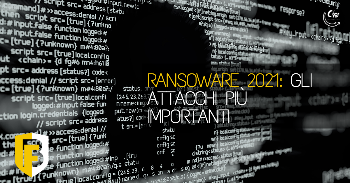 Ransomware 2021: gli attacchi più importanti